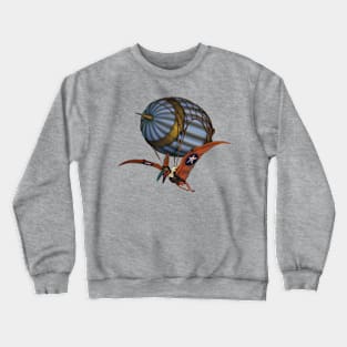 Dapper Dino Airship Crewneck Sweatshirt